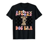 In My Spooky Dog Era Groovy Halloween Dogs Costume Camiseta gráfica económica, Hombre, Negro, L