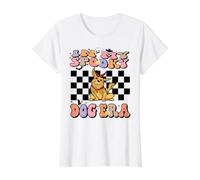 In My Spooky Dog Era Groovy Halloween Dogs Costume Camiseta gráfica económica, Mujer, Blanco, XL