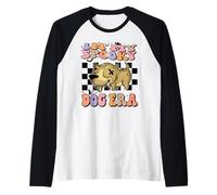 In My Spooky Dog Era Groovy Halloween Dogs Costume Camiseta Manga Raglan