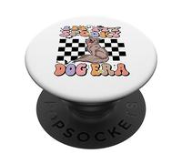 In My Spooky Dog Era Groovy Halloween Dogs Costume PopSockets PopGrip Adhesivo