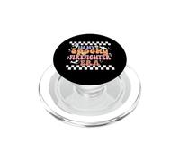 In My Spooky Firefighter Era Retro Groovy Halloween Costume PopSockets PopGrip para MagSafe