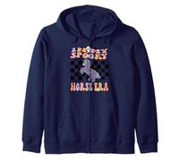 In My Spooky Horse Era Groovy Halloween Animals Costume Sudadera con Capucha