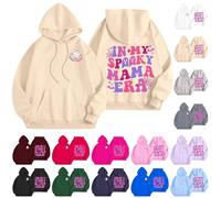 In My Spooky Mama Era - Sudaderas de Halloween para mujer, lindas sudaderas con capucha de fantasma, tallas grandes, disfraces de Halloween, sudadera de manga larga, suéter de moda para adolescentes y