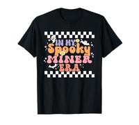 In My Spooky Miner Era Retro Groovy Funny Halloween Camiseta