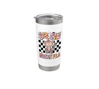 In My Spooky Monkey Era Groovy Halloween Animals Costume Vaso térmico de acero inoxidable de doble pared