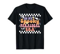 In My Spooky Paralegal Era Retro Groovy Halloween Paralegal Camiseta