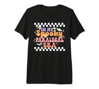 In My Spooky Paralegal Era Retro Groovy Halloween Paralegal Camiseta Premium