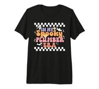 In My Spooky Plumber Era Retro Groovy Halloween Costume Camiseta Premium