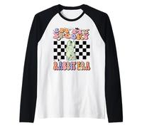In My Spooky Rabbit Era Groovy Halloween Animals Costume Camiseta Manga Raglan