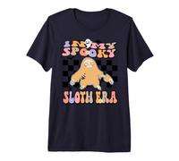 In My Spooky Sloth Era Groovy Halloween Animals Costume Camiseta Premium