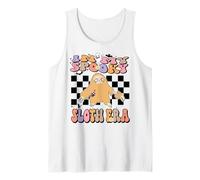 In My Spooky Sloth Era Groovy Halloween Animals Costume Camiseta sin Mangas
