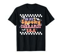 In My Spooky Therapist Era Retro Groovy Halloween Therapist Camiseta