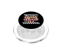 In My Spooky Trucker Era Retro Groovy Halloween Trucker PopSockets PopGrip para MagSafe