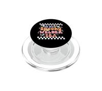 In My Spooky Welder Era Funny Retro Groovy Halloween Welder PopSockets PopGrip para MagSafe