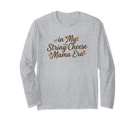 in My String Cheese Mama Era Funny Women Mom Mother's Day Manga Larga