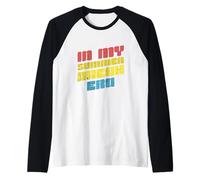In My Summer Break Era Retro Último día de escuela Niños Niñas Camiseta Manga Raglan