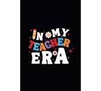 In My Teacher Era Journal | Teacher Gift | Red and Black Teacher Gift