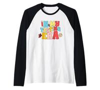 In My Testing Era Lápiz Mariposa Disco Camiseta Manga Raglan