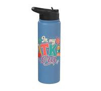 In My TK Era Estudiante De Regreso A Clases Primer Día De Clase Stainless Steel Insulated Water Bottle