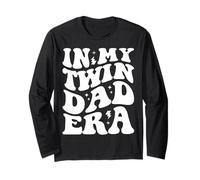 In My Twin Dad Era Funny Father's Day For New Dad of Twins Manga Larga