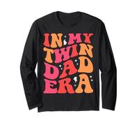 In My Twin Dad Era Funny Father's Day For New Dad of Twins Manga Larga