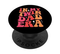 In My Twin Dad Era Funny Father's Day For New Dad of Twins PopSockets PopGrip Adhesivo