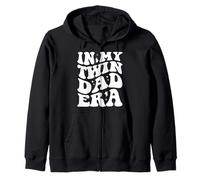 In My Twin Dad Era Funny Father's Day For New Dad of Twins Sudadera con Capucha
