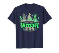 in My Witchy Era Lucky Green Witch Hat Halloween Diseño Camiseta