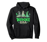 in My Witchy Era Lucky Green Witch Hat Halloween Diseño Sudadera con Capucha