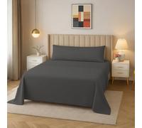 IN NICE Juego de Sábanas Liso para Cama 135, Incluye Sabana encimera, Sabana Bajera y Funda para almoahda, Juego de 3 Piezas, 100% Poliester Suave