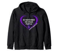 In November We Wear Purple Epilepsy Awareness Month 2026 Sudadera con Capucha