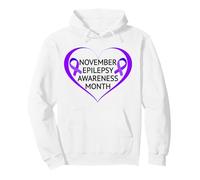 In November We Wear Purple Epilepsy Awareness Month 2026 Sudadera con Capucha