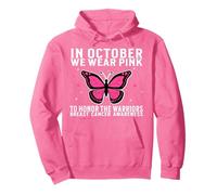 In October We Wear Pink Breast Cancer Awareness Support Sudadera con Capucha