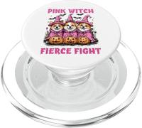 In October We Wear Pink Pembroke Welsh Corgi Breast Cancer PopSockets PopGrip para MagSafe