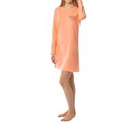 In One Clothing Camisón para niña con manga larga, suave jersey sencillo de algodón 100%, Apricot - Good Night, 152