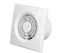 IN-OV_100mm - Serie M - Extractor de aire + válvula antirretroceso, 10W-95m3/h, cuarto de baño, cocina, oficina, WC, VMC, garantía de 2 años
