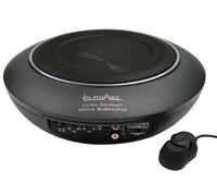 In Phase Car Audio, USW10 300W 10" sistema de subwoofer activo de instalación bajo el asiento, ultra delgado, compacto, aluminio fundido