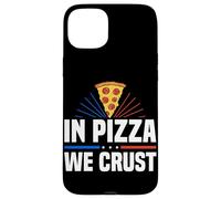 In Pizza We Crust Funny Foodie Design Carcasa para iPhone 15 Plus