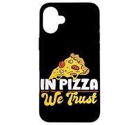 In Pizza We Crust Funny Foodie Design Carcasa para iPhone 16 Plus