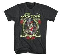 in Poison We Trust Men's T Shirt Skeleton Top Hat Album Concert Merch T-Shirt Black S