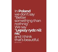 In Poland We Say: Celebrate Polish roots with this unique notebook