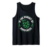 In Pursuit of Hoppiness Beer Pun Design Camiseta sin Mangas