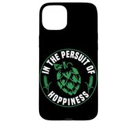In Pursuit of Hoppiness Beer Pun Design Carcasa para iPhone 15 Plus
