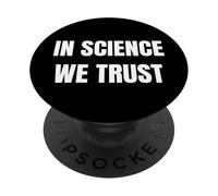In Science We Trust Equality Pride Trans Rights Graphic tee PopSockets PopGrip Adhesivo