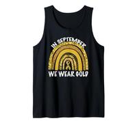 In September We Wear Gold Childhood Cancer Awareness Camiseta sin Mangas