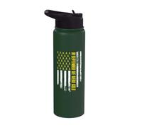 In September We Wear Gold- For Childhood Cancer Awareness Stainless Steel Insulated Water Bottle
