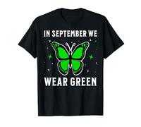 In September We Wear Green Lymphoma Awareness Lymphoma Gifts Camiseta