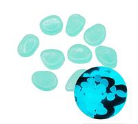 In Stones Decor Glow - 300 piedras brillantes para decoración de casa de jardín, color azul claro (verde claro, talla única)