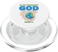 In The Beginning God Created - Christian Creation Genesis PopSockets PopGrip para MagSafe