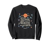 In the Beginning God Created Heavens - Genesis 1:1 Gift Idea Sudadera